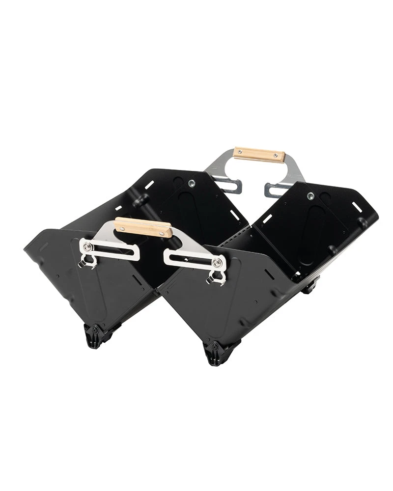 Snow Peak Festival: Stacking Shelf Container 25 In Black 4 Snow Peak Festival: Stacking Shelf Container 25 In Black - Image 2