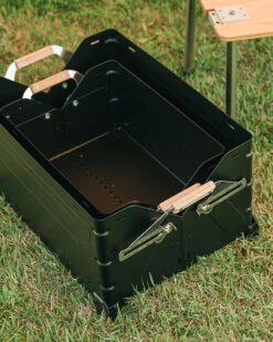 Snow Peak Festival: Stacking Shelf Container 50 In Black 22 Snow Peak Festival: Stacking Shelf Container 50 In Black -Outdoor Camping Sale FES 037 BK 20230511 SP M4 05385 eca76b9c 3f4e 4d3e 8371 faffecdf85c7