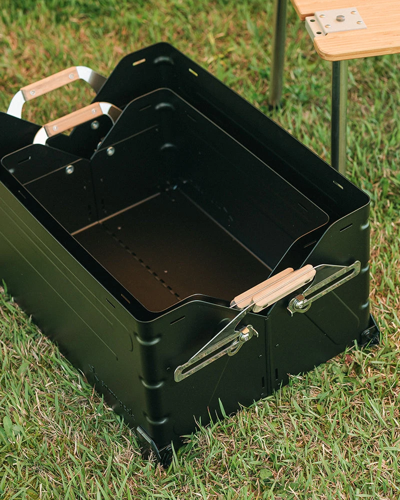 Snow Peak Festival: Stacking Shelf Container 50 In Black 11 Snow Peak Festival: Stacking Shelf Container 50 In Black - Image 9