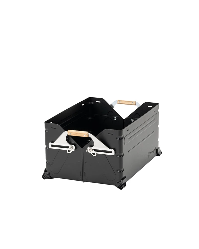 Snow Peak Festival: Stacking Shelf Container 50 In Black 3 Snow Peak Festival: Stacking Shelf Container 50 In Black