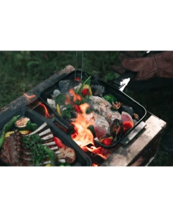 Snow Peak Cast Iron Sandwich Skillet 22 Snow Peak Cast Iron Sandwich Skillet -Outdoor Camping Sale GR 050s1