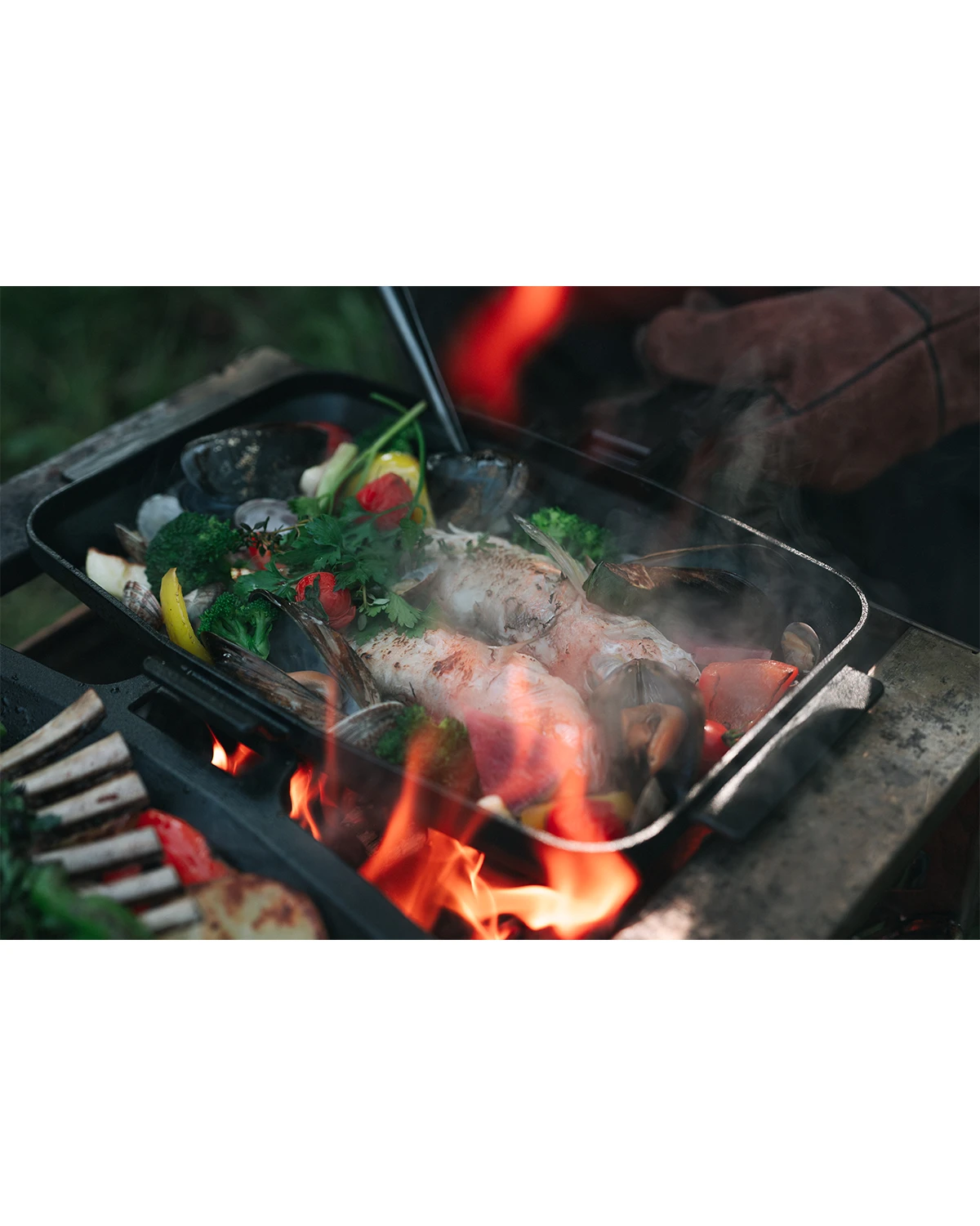 Snow Peak Cast Iron Sandwich Skillet 20 Snow Peak Cast Iron Sandwich Skillet - Image 18