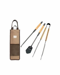 Snow Peak Fire Tool Set Pro.