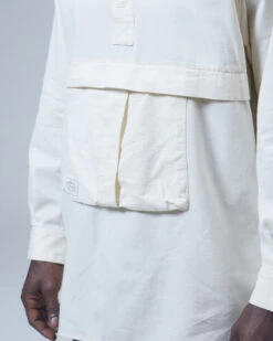 Takibi Light Denim Utility Pullover -Outdoor Camping Sale TAKIBI Light Denim Utility Pullover SH 21AU402 alt 06 jpg