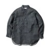 Takibi Light Denim Utility Pullover -Outdoor Camping Sale TAKIBI Light Denim Utility Pullover ind SH 21AU402 hero 01