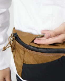 X-Pac Nylon Waist Bag -Outdoor Camping Sale X pac UG 880 Brown Alt1