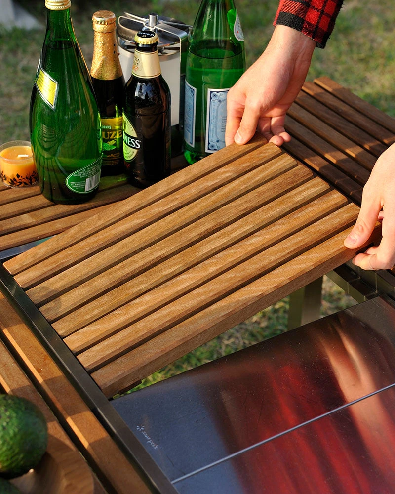 Snow Peak Garden Unit Table Wood Insert 4 Snow Peak Garden Unit Table Wood Insert - Image 2