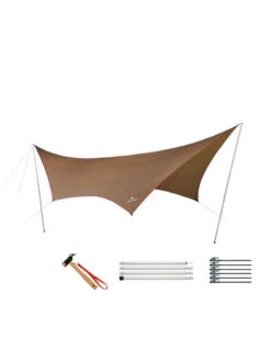 Snow Peak Hexa Tarp Set L