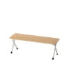 Snow Peak Bamboo Folding Bench Long -Outdoor Camping Sale long folding shelf bamboo lv 066tr hero 01