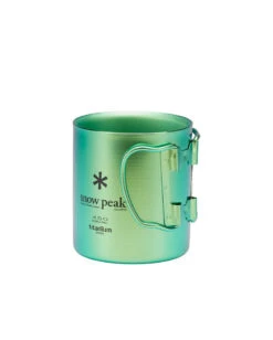 Snow Peak Ti-Double 450 Anodized Mug -Outdoor Camping Sale mg 053 us titanium double cup 450 alt 05