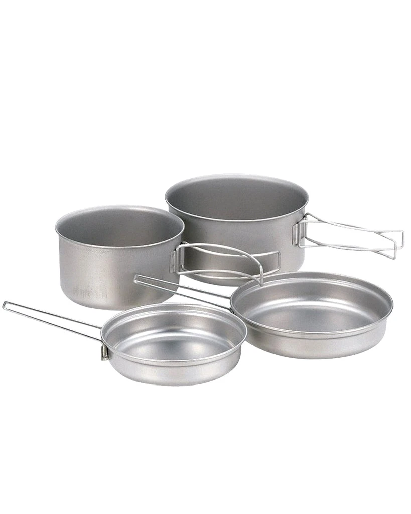 Snow Peak Multi Compact Cookset Titanium 3 Snow Peak Multi Compact Cookset Titanium