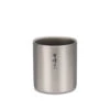 Snow Peak Ti-Double H300 Stacking Mug 1 Snow Peak Ti-Double H300 Stacking Mug -Outdoor Camping Sale seppou stacking mug h300 tw 123 hero 01