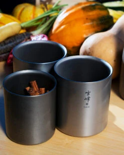 Snow Peak Ti-Double H450 Stacking Mug -Outdoor Camping Sale ti double h450 tw 122 lifestyle 05