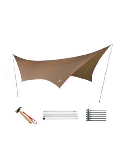 Snow Peak Hexa Tarp Pro Set M